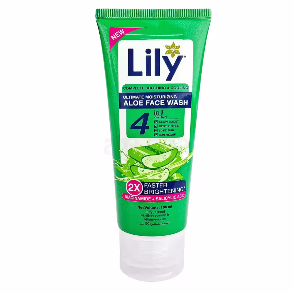 Lily Aloe Vera Face Wash 100ml